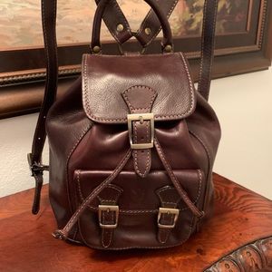 Backpack Genuine Italian Leather - Florence, Italy